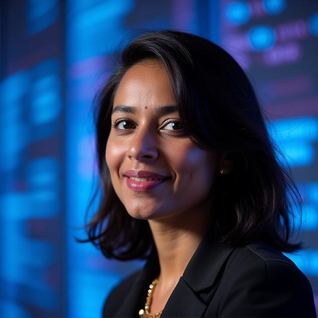 Professional headshot of Sara Gupta, Head of AI Research at Cogitarium Robotics.