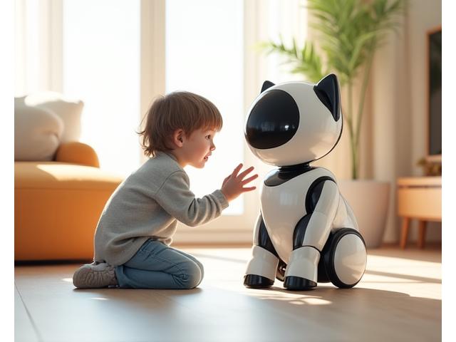 Aura, an animal-like robotic companion for children